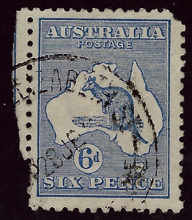 Australia SC#40 Used F-VF nibbed corner SCV$25.00...Grab a Bargain!