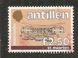 Netherlands Antilles  Scott  546  Government Building    Used