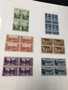 US National Parks 756-65, 71, 766-770 Center Line Blocks Set Of 16