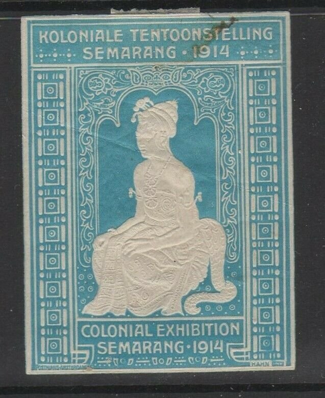 Netherlands - Colonial Exhibition, Semarang, Indonesia 1914 Advertising Stamp MH