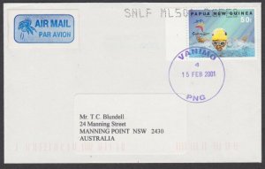 PAPUA NEW GUINEA 2001 cover - ex VANIMO.....................................L806