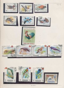 Yemen Zambia Zimbabwe Zaire BIRDS MNH MH Used (Apx 110) (PK955