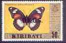 KIRIBATI - 1981 - Butterfly o/p OKGS - Perf 1v - Mint Never Hinged