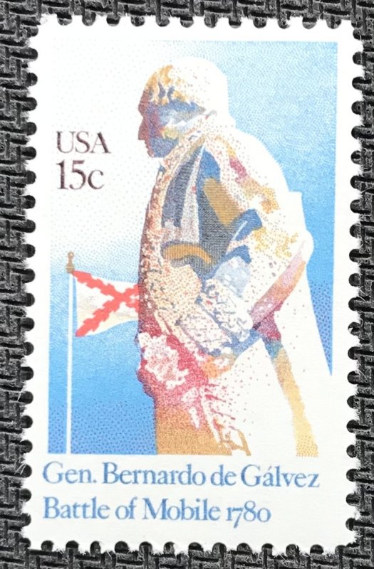 US #1826 MNH Single General Bernardo de Galvez SCV $.30 L10