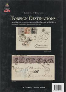 Foreign Destination from Belgium During the Reign of King Leopold I, 1849-1865