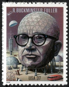 USA Sc. 3870 37c R. Buckminster Fuller 2004 MNH single