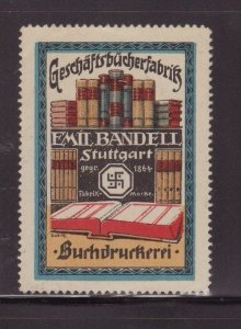 German Advertising Stamps - Emil Bandell Business Journals & Book Fabricator