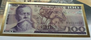 Mexico President 1996 FDC (banknote coin cover) *rare