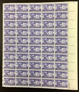 1026   General George S. Patton  MNH  3 cent Sheet of 50  1953
