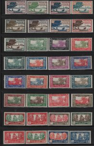 NEW CALEDONIA   136-175   MINT HINGED,   COMPLETE SET