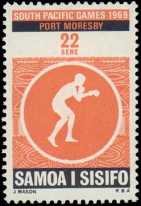Samoa #312-314, Complete Set(3), 1969, Sports, Never Hinged