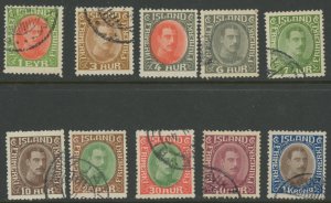 Iceland 176-85 used (178 * mint) (2107 74)