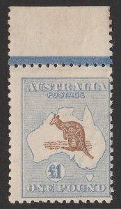 AUSTRALIA 1915 Kangaroo £1 3rd wmk. MNH **. ACSC 52F cat $25,000. RARE!