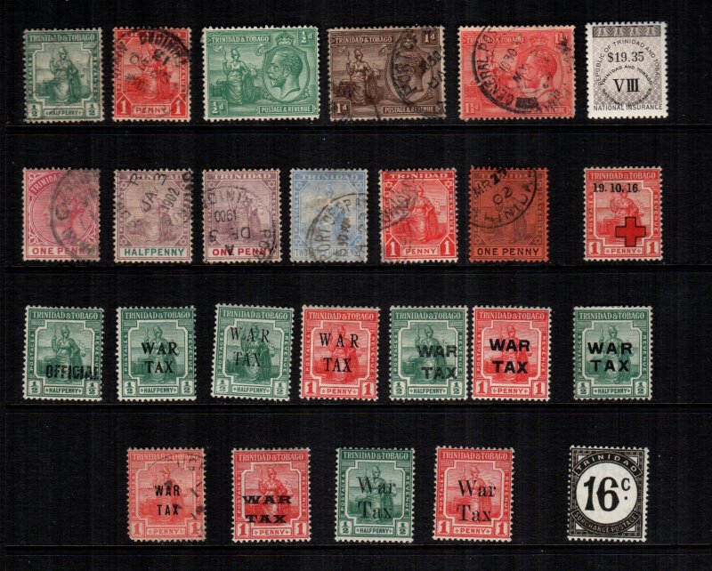 Trinidad and Tobago  24 diff MH and used cat $28.00