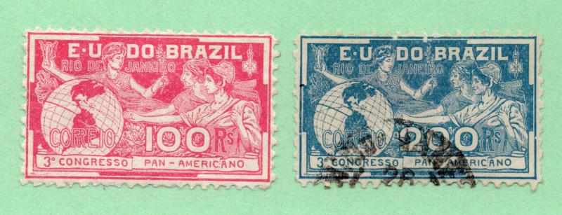 Brazil - Sc# 172H (rem) + 173 Used  /  Lot 0718164