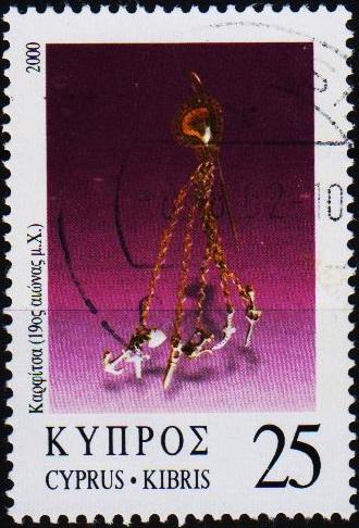 Cyprus. 2000 25c S.G.987 Fine Used