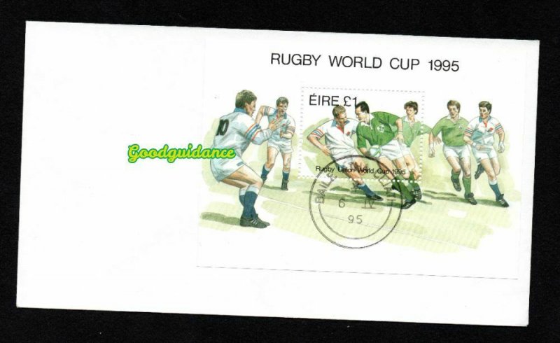 1995- Ireland- Eire - World Cup Rugby South Africa - FDC 