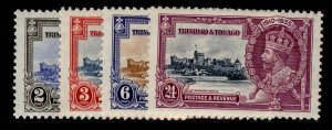 TRINIDAD AND TOBAGO GV SG239-242, SILVER JUBILEE set, M MINT. Cat £16.