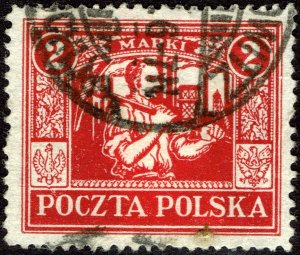 Poland #178  Used - Miner (1922)
