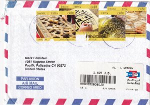 Jordan #1822-5 On Cover To The USA  (K2726L)