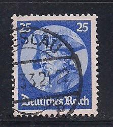 Germ. Sc # 400 Frederich the Great Hi Val. Used L10
