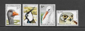 BIRDS - BELGIUM #B893-6   MNH