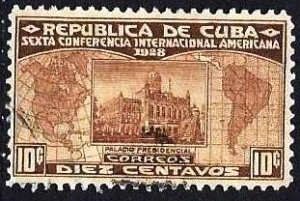 CUBA #288, USED - 1928 - CUBA1021