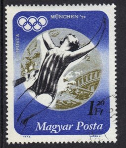 Hungary #C332 cancelled 1973  Olympic games Munich 1.20fo