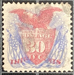 US Stamps-SC# 121 - Used - Premium Item - SCV $450.00