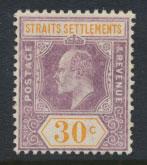 Straits Settlements Edward VII SG 162  Mint Hinged