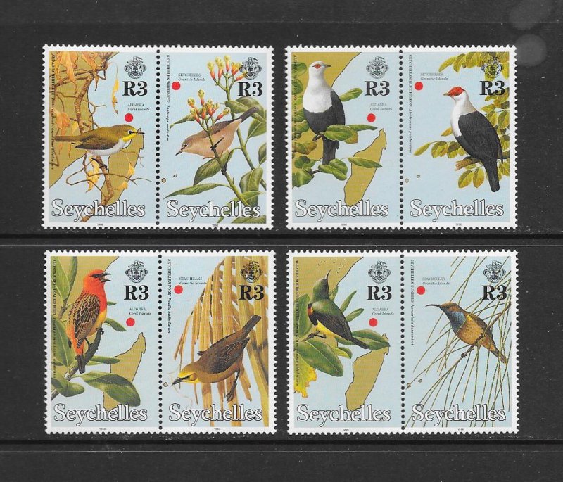 BIRDS - SEYCHELLES #786-93  MNH