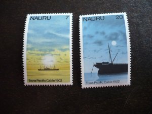 Stamps - Nauru - Scott# 152, 154 - Mint Never Hinged Part Set of 2 Stamps