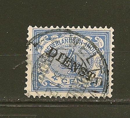 Netherlands Indies O7 Official Used