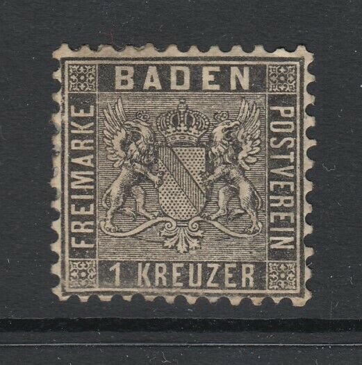 Baden (German States), Scott 15, part OG (album adhesion)
