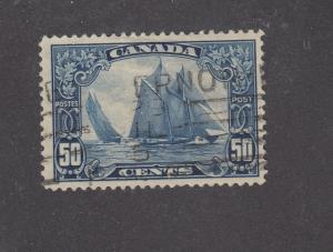 CANADA # 158 VF-PART TORONTO CANCELLED  50cts BLUENOSECAT VALUE $100+