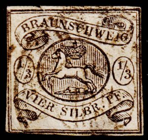 Germany - Brunswick Scott 5 (1856) Used G, CV $325.00 C