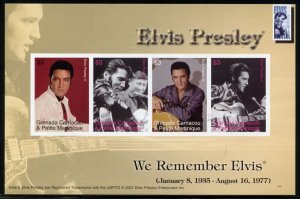 GRENADA ELVIS PRESLEY WE REMEMBER SCOTT #2648 IMPERF SHEET MINT NH