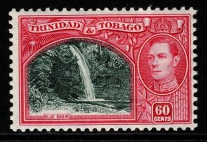 TRINIDAD & TOBAGO SG254 1938 60c MYRTLE-GREEN & CARMINE MNH