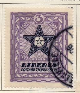 Liberia 1923 Early Issue Fine Used 3c. 148294