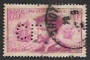 France #296.   used Perfin