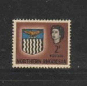 NORTHERN RHODESIA #77 1963 2p COAT OF ARMS MINT VF NH O.G