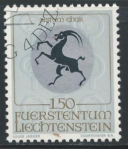 Liechtenstein #464 1.50fr Arms of Chur Bishopric (stag)