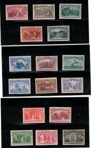 USA #230P4 - #245P4 Extra Fine Plate Proof Set On Card