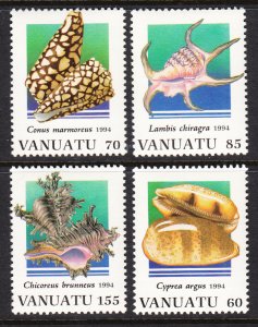 Vanuatu 632-635 Seashells MNH VF