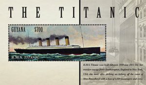 Guyana - 2013 - Titanic - Souvenir Sheet - MNH