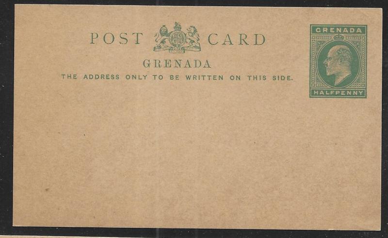 Grenada Postal Stationery Postcard H&G 11 Mint