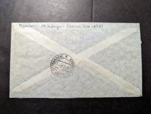 1948 Registered Argentina Airmail Cover Buenos Aires to Sprendlingen Germany