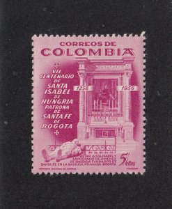Colombia Scott #667 MH