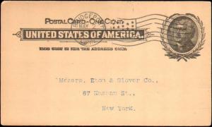 CONNECTICUT BRIDGEPORT 1900 MAY 2  FLAG CANCEL (  )