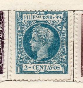 Philippine Islands 1898 Early Issue Fine Mint Hinged 2c. 123776